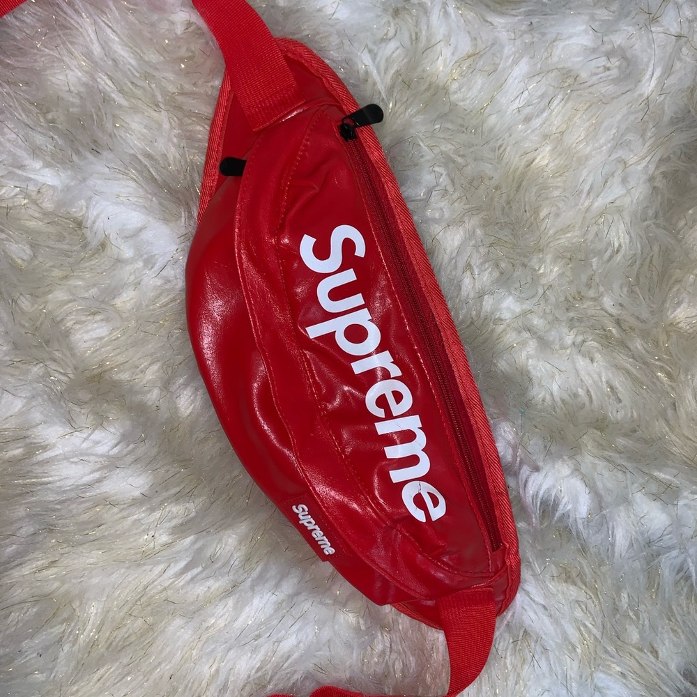 Red waist bag